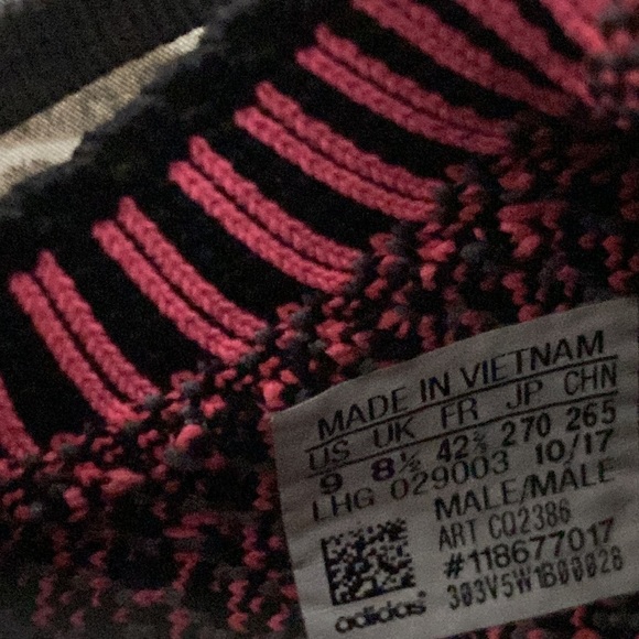 Adidas NMD_R1 solar pink, black, gray CQ2386 men’s size 9 - Picture 6 of 6